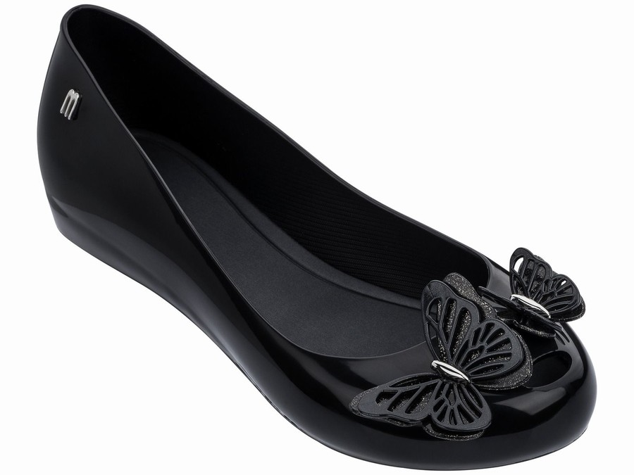 Bailarinas Melissa Ultragirl Butterfly Mujer - Negras - Argentina SFT-643058